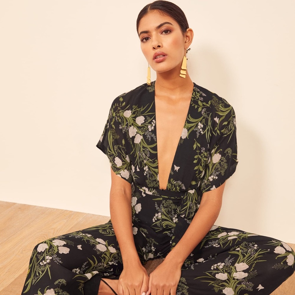 REFORMATION Lemongrass Jumpsuit